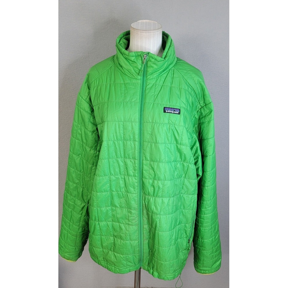 Patagonia Nano Puff Jacket XXL Green Primaloft Quilted Mens Puffer READ